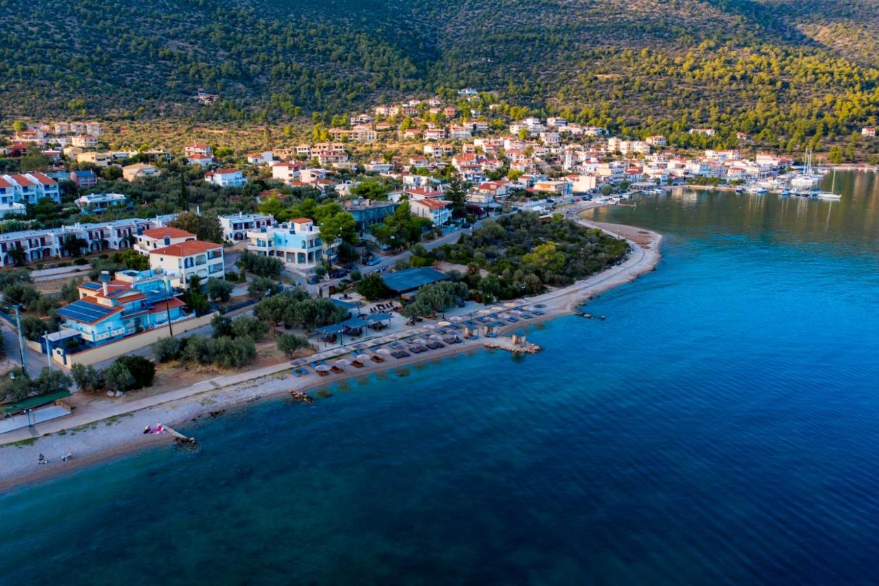Villa Maira Luxurious With Private Swimming Pool Korfos Exterior photo