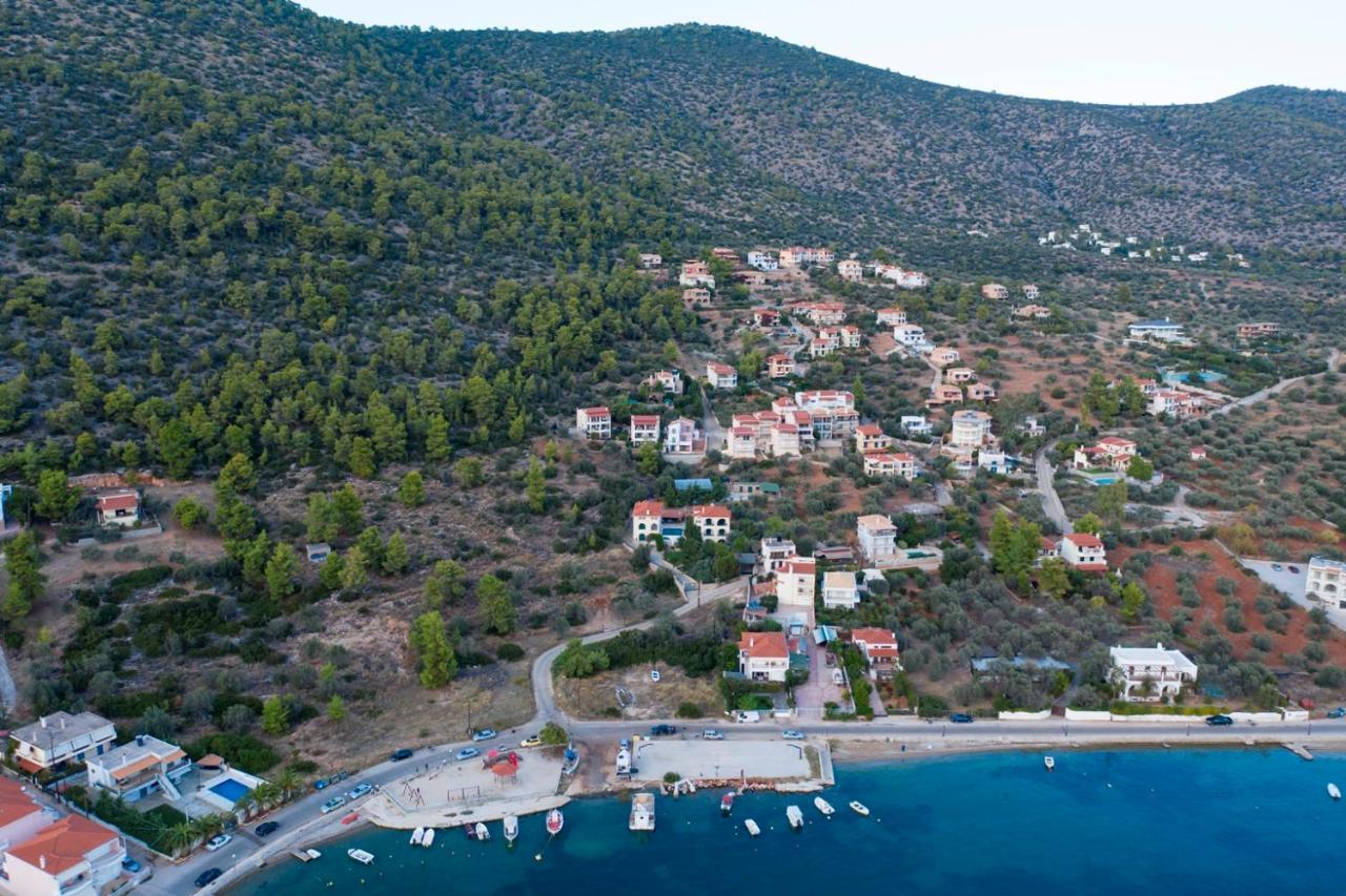 Villa Maira Luxurious With Private Swimming Pool Korfos Exterior photo