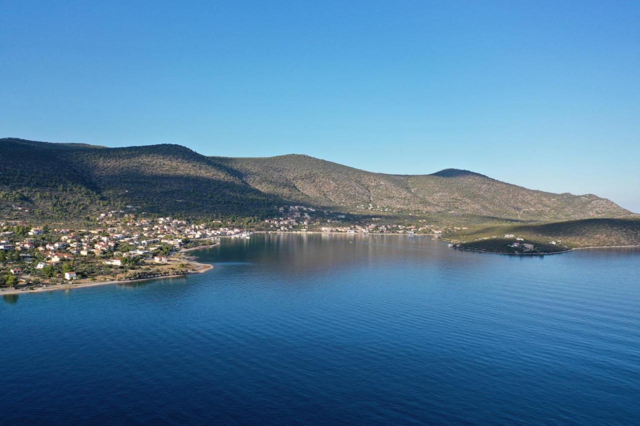 Villa Maira Luxurious With Private Swimming Pool Korfos Exterior photo