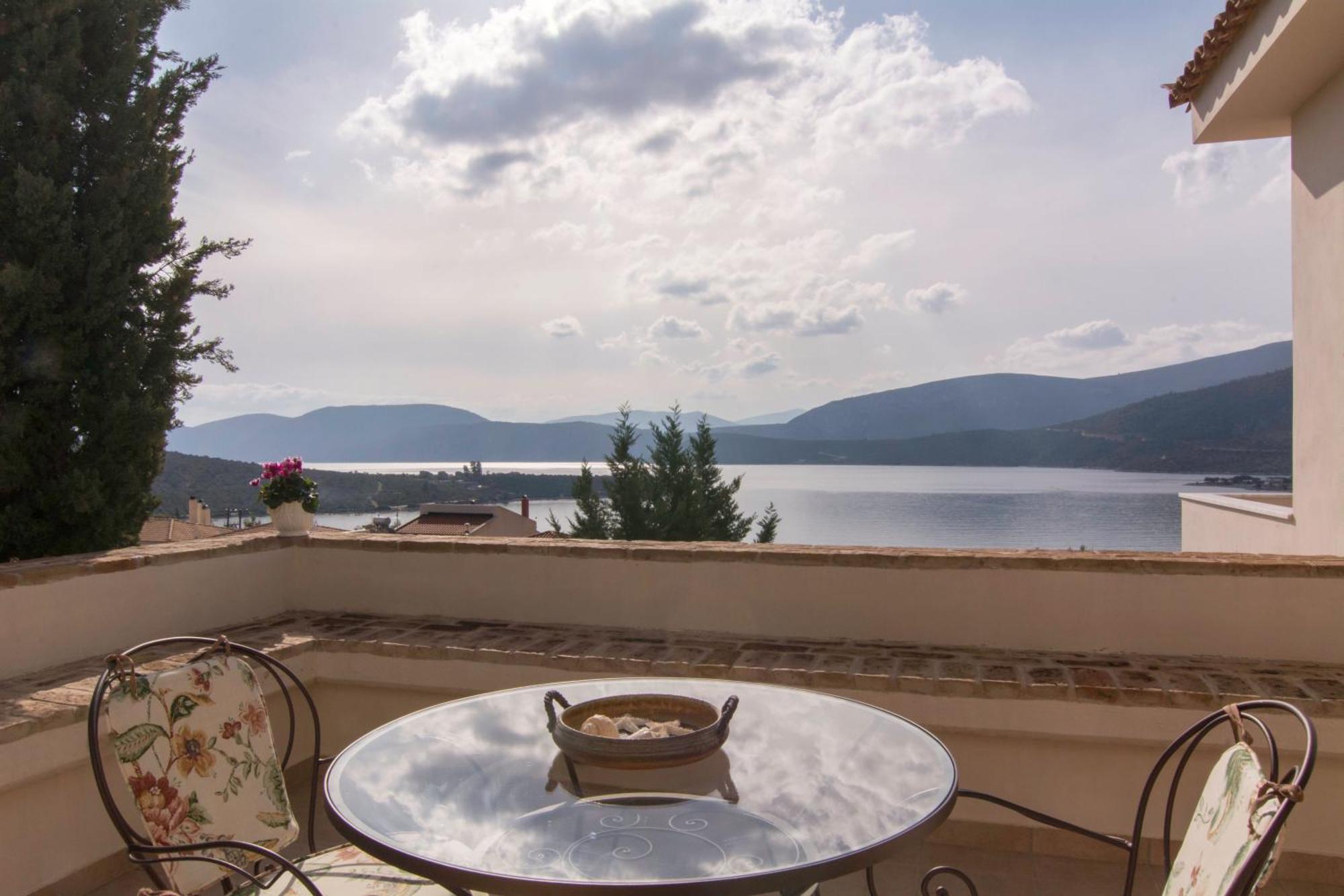 Villa Maira Luxurious With Private Swimming Pool Korfos Exterior photo