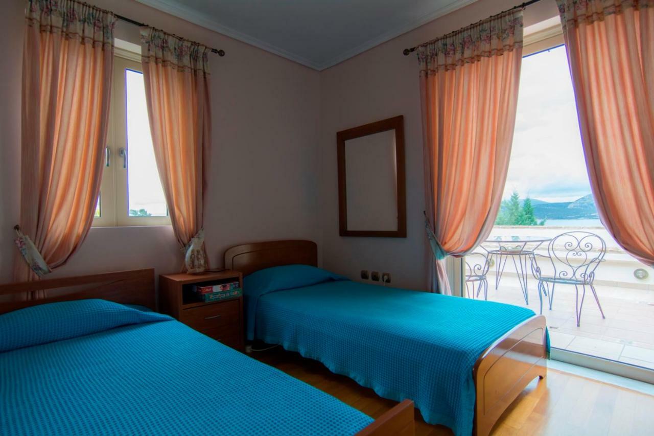 Villa Maira Luxurious With Private Swimming Pool Korfos Exterior photo